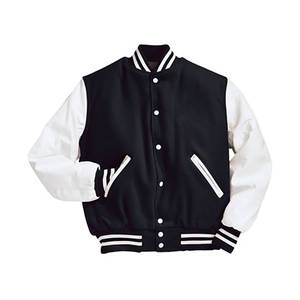 Vente en gros Veste universitaire unisexe OEM avec logo personnalisé pour votre marque Veste Letterman universitaire matelassée à capuche vierge personnalisée - Product Image 5