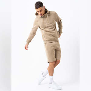 Conjunto de chándal de algodón OEM Terzo Sports para hombre, talla XL 100%, sudaderas con capucha y pantalones cortos de diseño personalizado con logotipo, ropa de verano de talla grande - Product Image 6