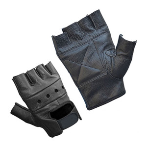 ถุงมือหนังแทคติคอลแบบครึ่งนิ้วสีแทน  บุนิ้วมือ  ระบายอากาศได้ดี  เหมาะสำหรับฝึกซ้อม  ยกน้ำหนัก  กันน้ำ  มีเชือกผูก - Product Image 5