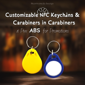 พวงกุญแจ NFC และคาราไบเนอร์แบบปรับแต่งได้ ทำจากวัสดุ ABS สำหรับโปรโมชั่น - Product Image 3