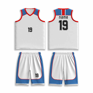Maillot de basketball 100 % polyester respirant avec couleur et design personnalisables en tissu sergé sublimé - Product Image 4