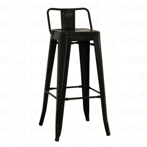 Taburete de Bar Tolix Industrial Moderno con Respaldo en Varios Colores para Cocina, Hogar, Bar, Hotel, Comedor - Product Image 1