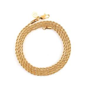 Cadena de Oro de 14K Chapada en Oro de 2mm con Diamantes y Perlas, Cadena de Serpiente Moderna para Bodas, Fiestas, Aniversarios, Eventos Religiosos, Regalo Perfecto - Product Image 3