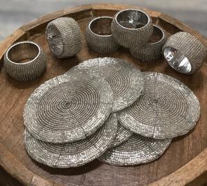 Anillos de Servilleta Modernos y Ecológicos de Resina y Metal/Madera/Vidrio para Decoración de Mesa - Product Image 5