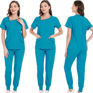 Nuevo Diseño OEM, Uniformes de Enfermería de Manga Corta para Hospital, Conjuntos de Uniformes Médicos Personalizados, Traje de Enfermería de Alta Calidad - Product Image 2