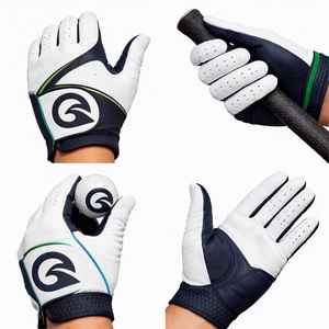 Gants de golf de qualité supérieure en gros, toutes saisons, cuir de cabretta doux, bracelet élastique, hommes et femmes, main gauche/droite - Product Image 5