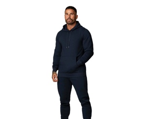 Custom Men Winter Gym Workout Printed Tracksuit Stretch Pullover Hoodie Jogging <b>Trousers</b> Two-Piece Fitness Casual Sportswear - Product Image 1