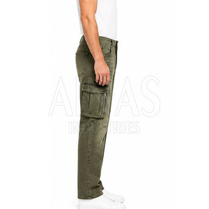 High Quality Cargo <b>Jeans</b> Pant For Men Straight Leg Multi Pocket Casual <b>Work</b> Outdoor Travel Wear - Product Image 6