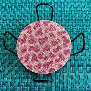 Handmade Beaded <b>Coasters</b> - Boho <b>Drink</b> <b>Coasters</b> with Polyester Backing (4x4 Inch) - Product Image 5