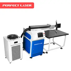 Perfetto Laser 300w in acciaio inox, carbonio, ferro, alluminio lettera scanalatura CNC fibra di saldatura laser macchina cina fabbrica