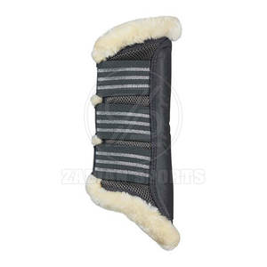 Ensemble complet de bottes de voyage pour chevaux avec sangles de sécurité pour les pattes avant et arrière Bottes de voyage pour chevaux hautes avec attaches solides - Product Image 3