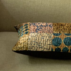 Personnalisable fait à la main coussin en gros Premium Patchwork Kantha brodé taie d'oreiller en ligne populaire concepteur taie d'oreiller - Product Image 4