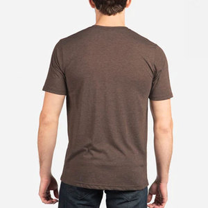 Camisetas Básicas de Algodón para Hombre, Cuello Redondo, Camisetas Casuales - Product Image 4