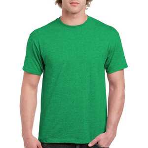 Camisetas de algodón de 300g para hombre, camiseta transpirable holgada de cuello redondo de verano de manga corta para hombre y mujer, Camiseta básica - Product Image 2