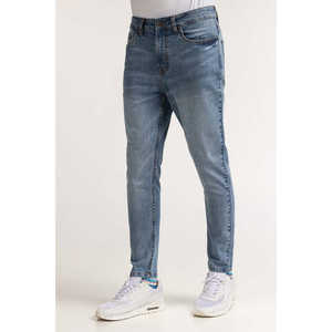 กางเกงยีนส์เดนิมสีฟ้าอ่อนเอวกลาง สไตล์วินเทจ Y2K โกธิค ฮิปฮอป ตกแต่งหมุด ดีไซน์ปะติดปะต่อ สำหรับฤดูหนาว - Product Image 1