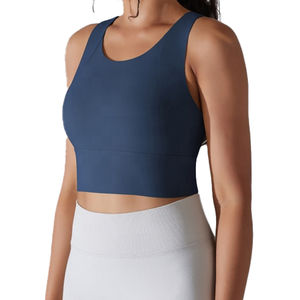 Women <b>Racerback</b> Running Support <b>Bras</b> Tank Crop Top <b>Sport</b> <b>Bra</b> for Yoga Gym Workout Fitness - Product Image 3