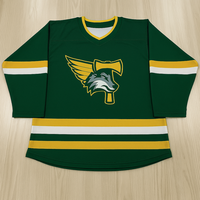 Jersey Hoki Es Berkualitas Tinggi, Desain Sublimasi Custom, Harga Terjangkau, Bordir Jersey Hoki Es