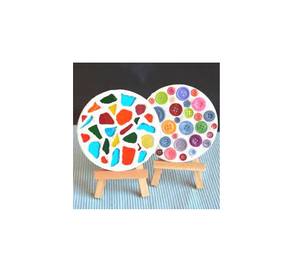 Posavasos de mosaico promocional y posavasos de tamaño personalizado, posavasos azul a granel, utensilios de cocina y restaurantes, precio barato - Product Image 5