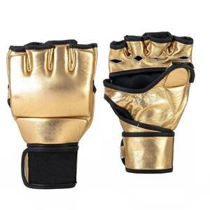 Guantes de MMA para entrenamiento de adultos con diseño personalizado, ropa de entrenamiento de cuero transpirable e impermeable con bajo MOQ para artes marciales y boxeo - Product Image 2