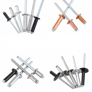 Remache de cabeza de pétalo triangular de acero inoxidable 304, tipo POP, grado ISO GB 4.8 - Product Image 1
