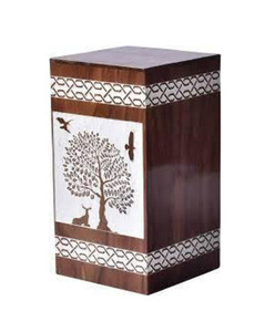 Urnas de Cremación de Madera Hechas a Mano con Diseño de Cruz de Latón para Uso Funerario y de Entierro para Adultos, Hechas a Mano con Logotipo Personalizado a Bajo Precio - Product Image 4