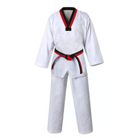 Ropa deportiva Uniforme de Taekwondo Ropa de entrenamiento Uniforme de Taekwondo de tamaño adulto