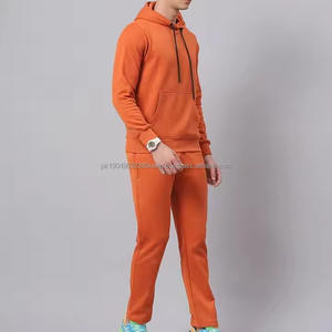 Trajes Deportivos de Invierno para Hombre al por Mayor, Manga Larga, Logotipo Personalizado, Nuevo Diseño Sólido, Traje de Jogging de Felpa, Ecológico - Product Image 2