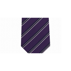 Cravatta da uomo Kenneth Cole Reaction con stampa Veloutine viola, taglia normale, stile formale in poliestere - Product Image 3