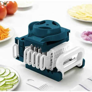 Râpe à fromage et zesteur à citron manuels Arthur Martin en plastique écologique avec fonctionnement facile et récipient pour légumes - Product Image 4