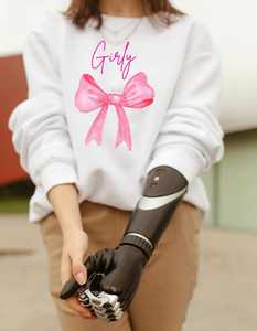 Sudadera de lana de algodón con lazo para mujer femenino Material de poliéster/algodón de invierno - Product Image 1