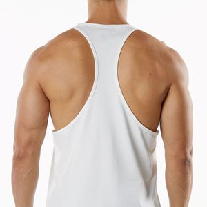 94% algodón 6% Spandex relajado sudor transpirable de corte bajo Neckline abierto Racerback blanco para hombre ASOS Stringer - Product Image 6
