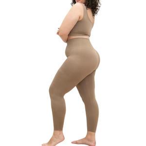 Conjunto de Yoga sin Costuras de Talla Grande con Tela Elástica de Cintura Alta, Ajuste Suave, Ropa Deportiva de Soporte para Entrenamiento en el Gimnasio para Mujer - Product Image 6