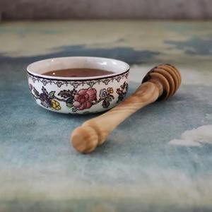 กระบวยน้ำผึ้งไม้ที่มีร่องสำหรับการเก็บรวบรวมและฝนตกปรอยๆน้ำผึ้งเหมาะสำหรับห้องครัวและรับประทานอาหาร - Product Image 2