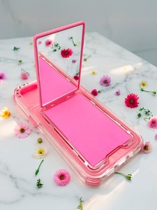 Custodia di alta qualità moda moderna con specchio verticale con supporto Glitter Cover protettiva per telefoni cellulari con Design elegante - Product Image 4