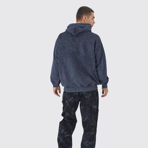 Sudadera con Capucha Personalizada, Bordada, de Felpa Francesa, Lavado Ácido, Estilo Vintage, Oversize, Streetwear para Hombre, OEM, 100% Algodón - Product Image 6