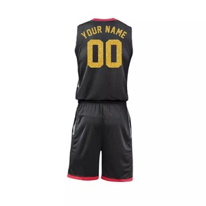 Conjuntos de uniformes de baloncesto personalizados de alta calidad 100% poliéster de secado rápido y transpirable estampado de sublimación de alta Reversible de talla grande - Product Image 6