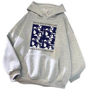 Sudadera con Capucha de Algodón 100%, Diseño Moderno, Estilo Urbano, Patrón Liso, Impermeable, Antiencogimiento, Método de Tejido de Punto, 2026 - Product Image 1