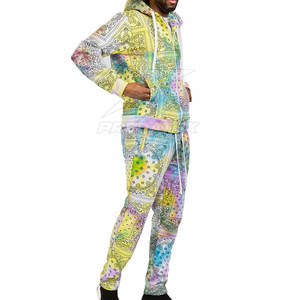 Survêtement à sublimation sur mesure à prix de gros Survêtements à sublimation en tissu doux pour hommes - Product Image 2