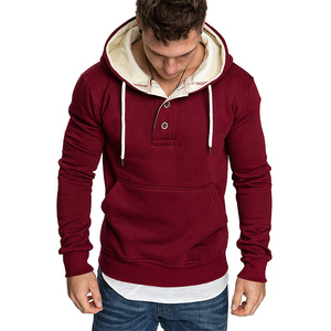 100% coton surdimensionné pull à capuche hommes survêtement avec des fabricants de prix abordables Logo personnalisé poids lourd de haute qualité ensemble - Product Image 2