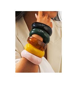 Handmade Resin Bangles for Ladies Unique Design Smooth Texture Lightweight Waterproof Jewelry Custom Colors for Wedding Wear - Product Image 4