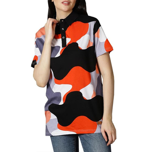 เสื้อโปโลผู้หญิงคุณภาพสูง พิมพ์ลายตามสั่ง ระบายอากาศได้ดี ทรงเข้ารูป ผลิตจากผ้าฝ้ายผสมโพลีเอสเตอร์ รับสั่งทำตามแบบ - Product Image 1