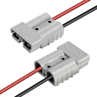 Conector de Batería de Baja Resistencia de 50A y 2 Polos de Alta Corriente para una Conexión Estable de Cable de Alimentación CC