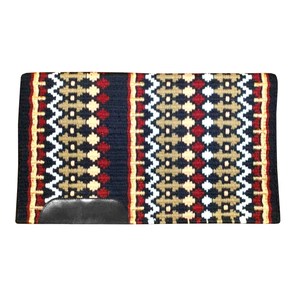 Tapis de selle en feutre tressé de style occidental, design de qualité supérieure, en laine de Nouvelle-Zélande, avec doublure en tissu, couleur personnalisable - Product Image 1
