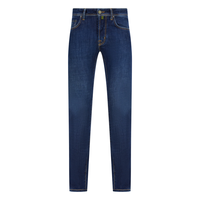 Nouveau Jean Tricoté Extensible et Délavé pour Homme, Coupe Droite Confortable Grande Taille, Style Décontracté Chic 100% Coton