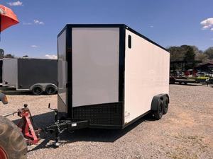 Remolque de carga cerrado Outlaw 7x16 7K Puerta de rampa de eje tándem Remolque de carga seca para equipos y uso comercial - Product Image 6