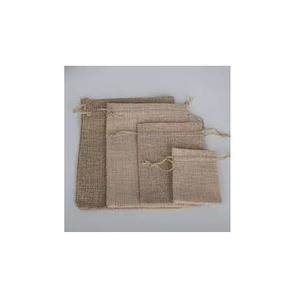 กระเป๋าผ้าใบปอกระเจาสำหรับซื้อของใช้ในชีวิตประจำวันชุด4ชิ้นรูปร่างทำด้วยมือคุณภาพสูง - Product Image 1