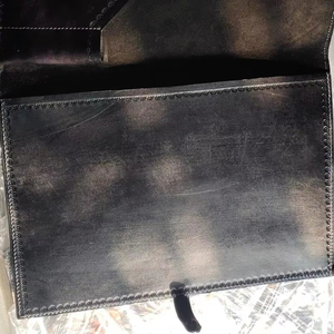 Tuyệt vời chính hãng Da tùy chỉnh danh mục đầu tư bìa dây kéo đóng cửa chất kết dính/chủ tài liệu thư mục trình bày trong túi mẫu mục thiết lập - Product Image 1