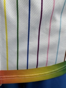 เครื่องแบบเบสบอลคอวีระบายอากาศทำจากโพลีเอสเตอร์สำหรับ100% ชุดเล่นเบสบอลปรับแต่งโลโก้แบรนด์ของคุณ - Product Image 5