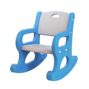 Chaise à bascule Eduplay pour enfants en 3 couleurs bleu marine et corail jouet éducatif - Product Image 1