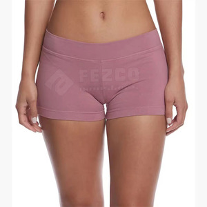 Women's Ribbed Breathable Yoga Shorts with <b>Drawstring</b> Waist High Stretch Active Padded Design for Enhanced Comfort - Product Image 5